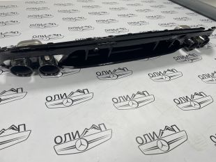 Диффузор насадки AMG 43 Mercedes w205 черный Диффузор насадки AMG 43 Mercedes w205 черный